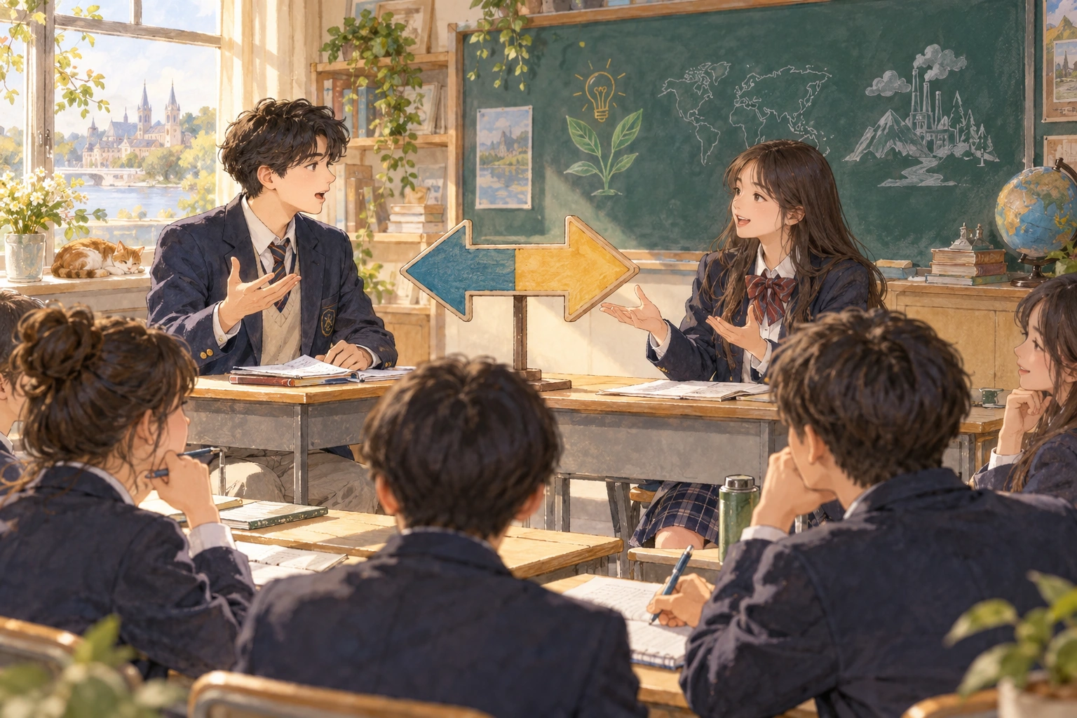 시험분석 8번째 학습 장면: 과거 두 사건의 순서를 먼저 그릴 때