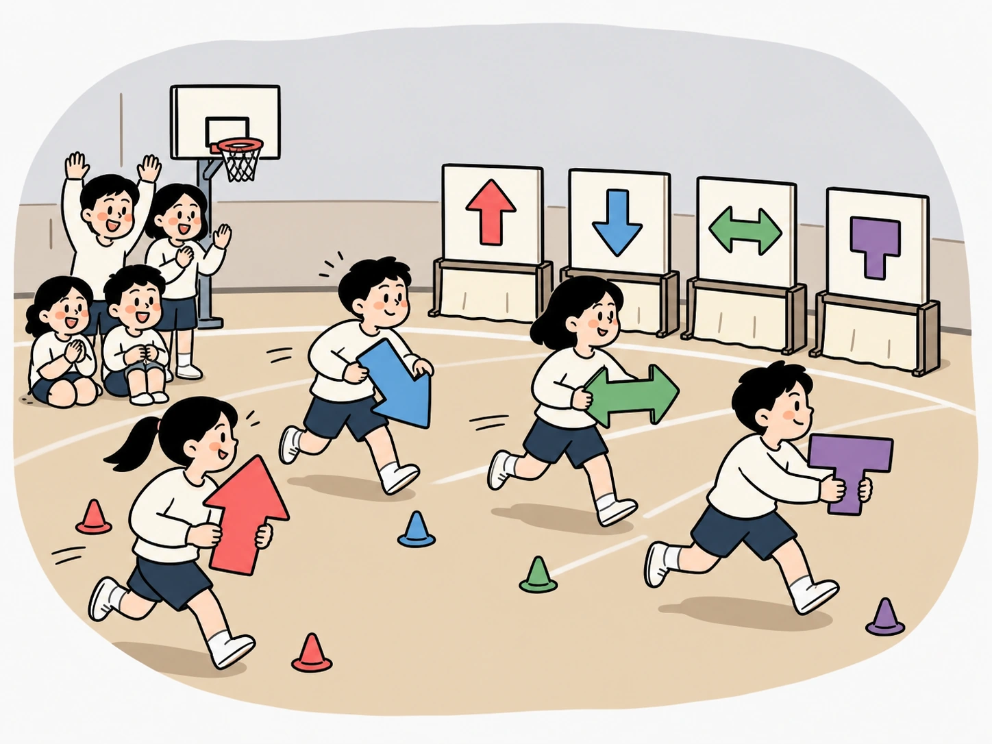 어휘가 실제 문장 속 방향표가 되는 모습을 연습합니다.