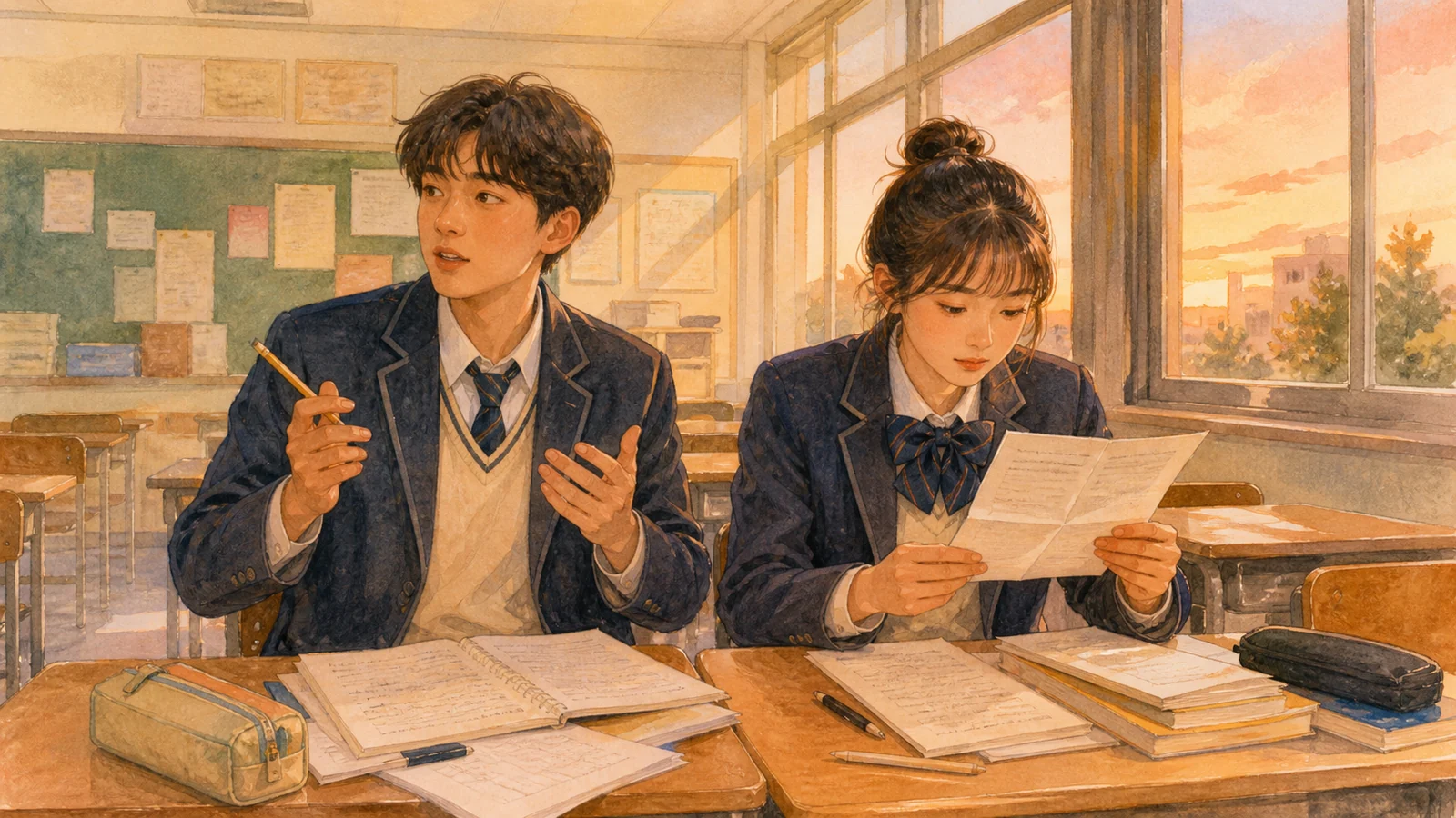 교실에서 논증을 말로 재현하고 확인하는 두 학생