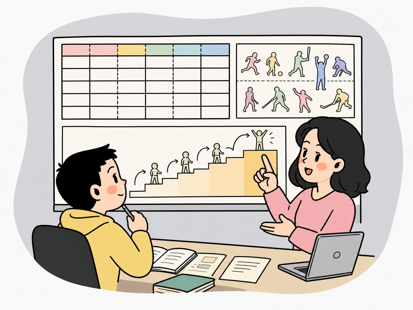 달력 자료에서 볼 것, 판단 순서, 복습 행동을 세 단계로 정리합니다.