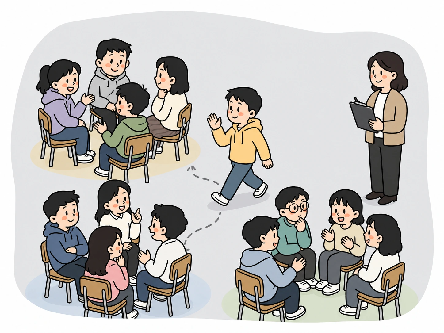 정답과 오답을 기능별로 나누면 익숙한 단어에 끌리지 않습니다.