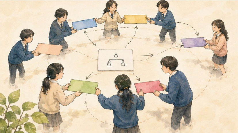 연결망이 메시지를 멀리 전달하는 운동장