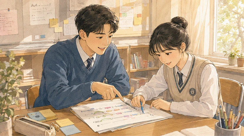 문법 모양을 저울에 맞추는 수업