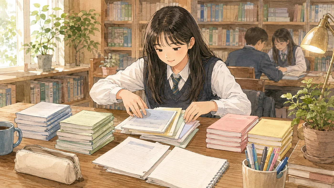 네 유형 자료를 섞어 세트를 만드는 도서관