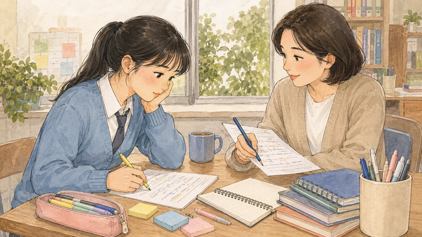 채점 전 확신도를 기록하는 학생
