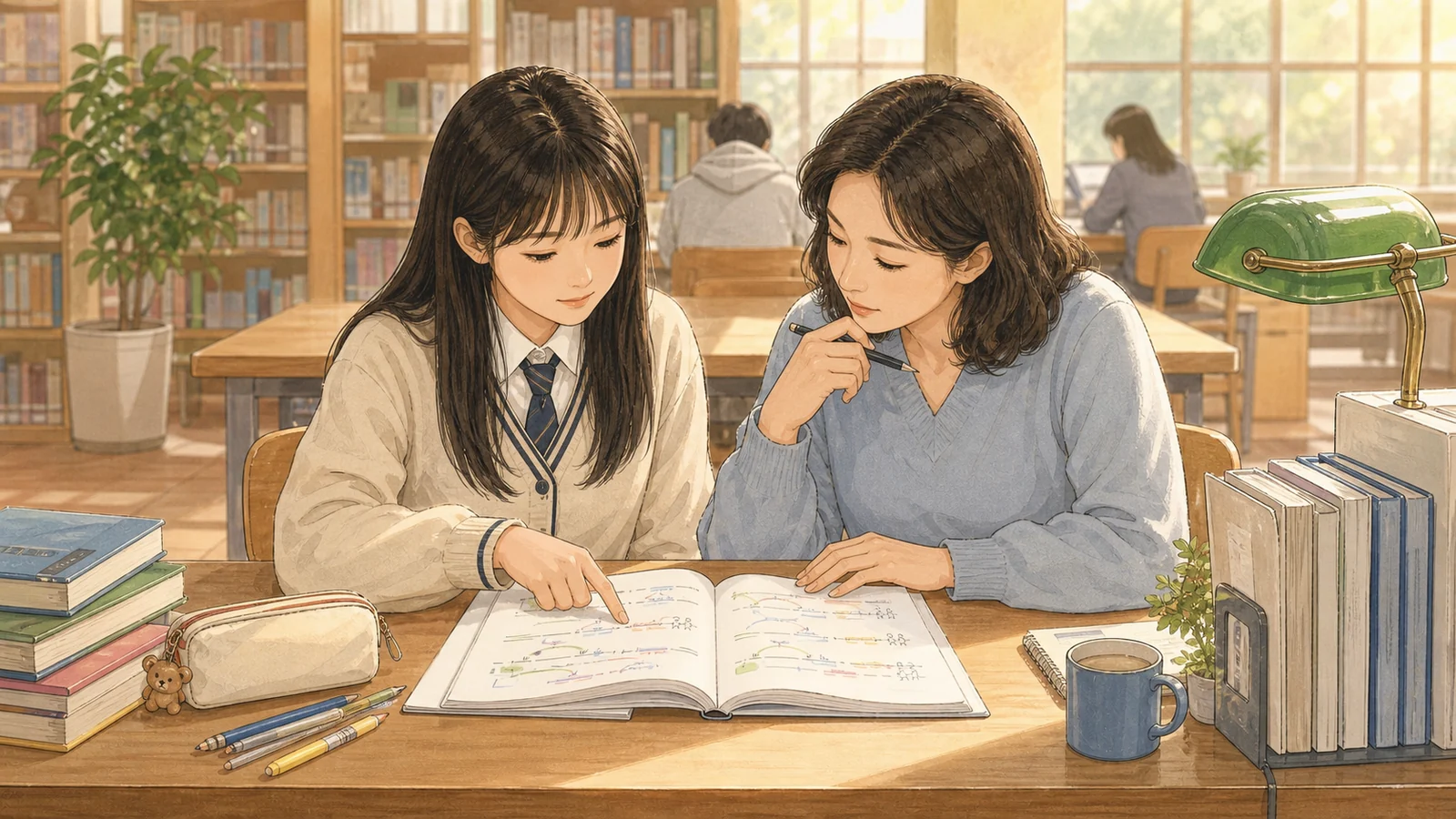 도서관에서 정확한 근거를 묻는 학부모