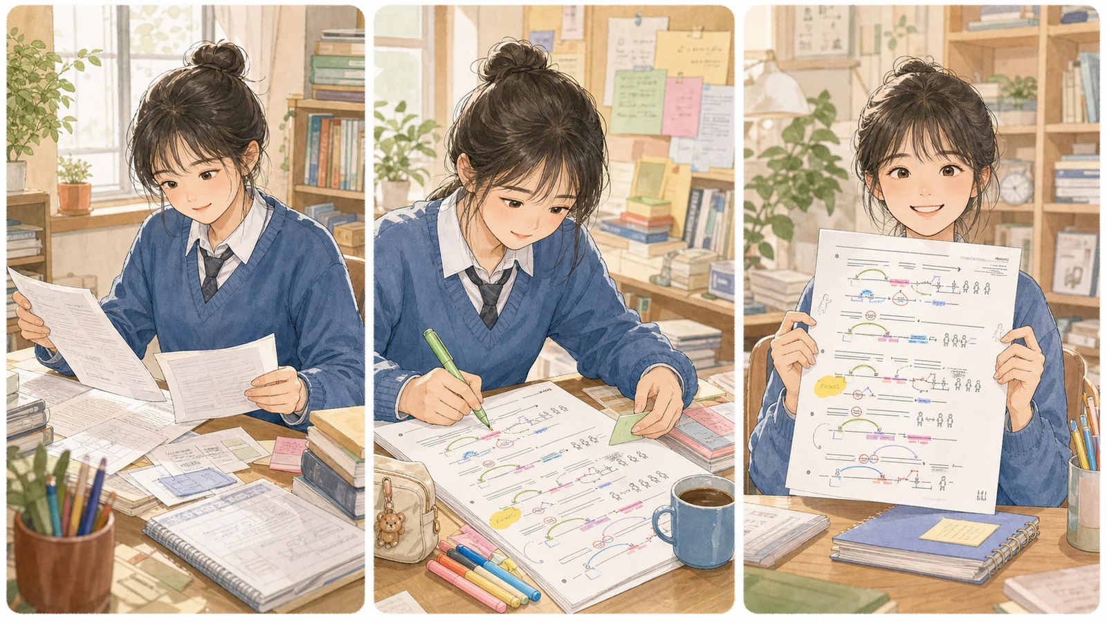 세 자료의 흐름을 보여주는 사진박스