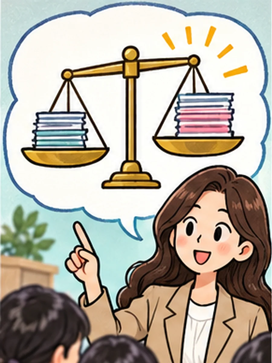 판정 과정을 시각적으로 정리하는 장면