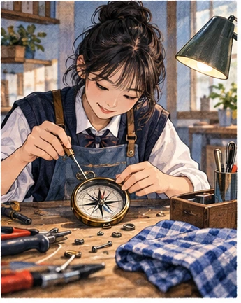 마지막 오답을 추적하는 탐정 장면